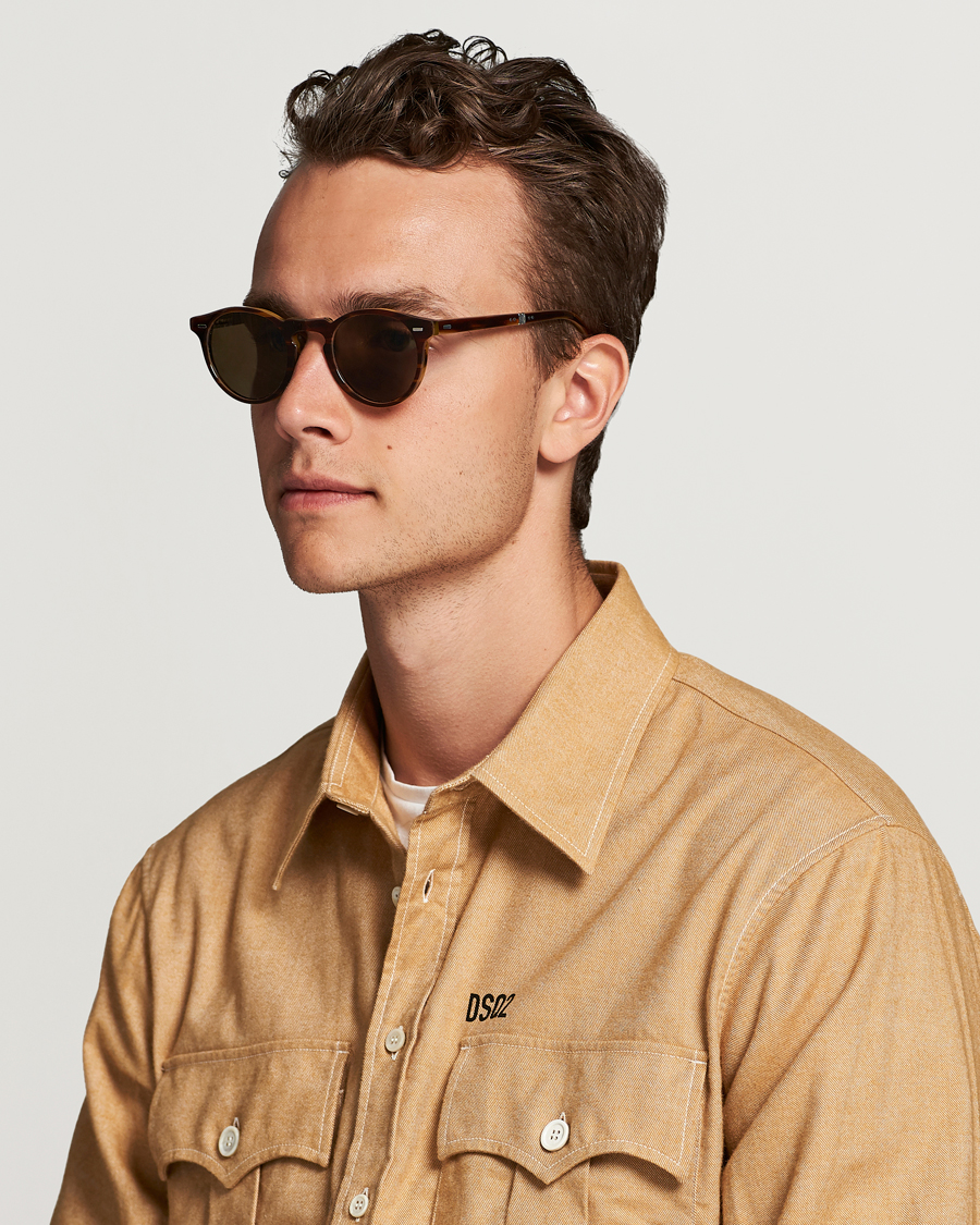 Homme | Accessoires | Oliver Peoples | Gregory Peck 1962 Folding Sunglasses Dark Brown