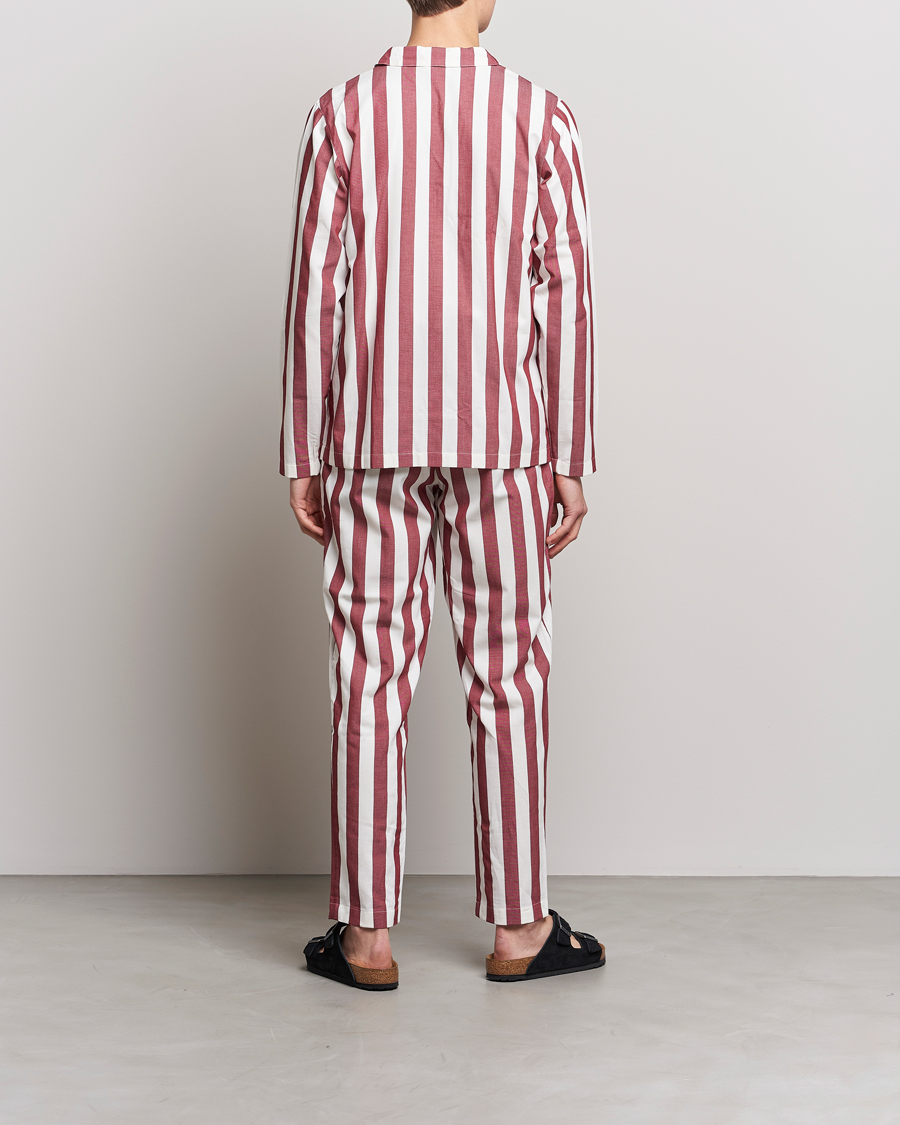 Homme | Peignoirs Et Pyjamas | Nufferton | Uno Striped Pyjama Set Red/White