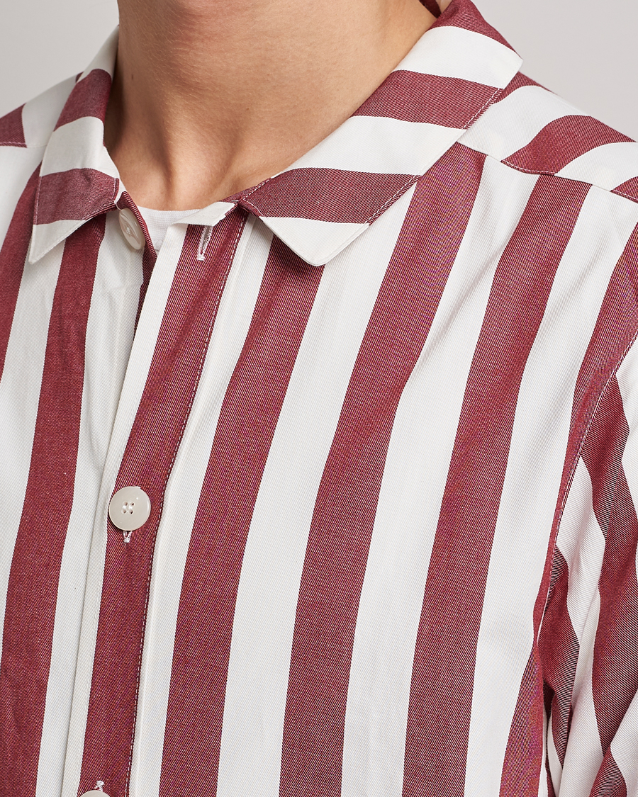 Homme | Peignoirs Et Pyjamas | Nufferton | Uno Striped Pyjama Set Red/White