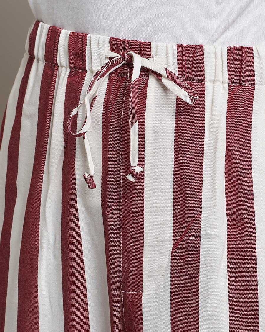 Homme | Peignoirs Et Pyjamas | Nufferton | Uno Striped Pyjama Set Red/White