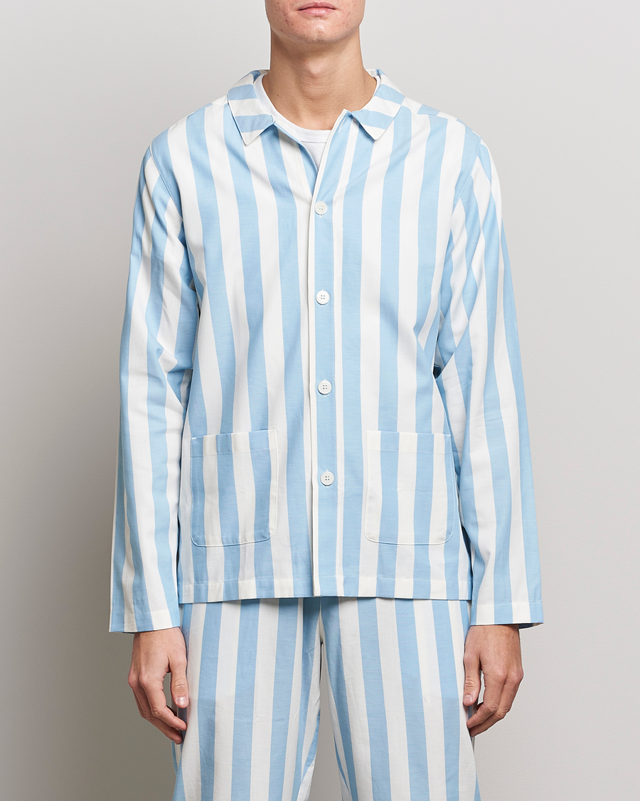 Homme | Soldes Style De Vie | Nufferton | Uno Striped Pyjama Set Blue/White