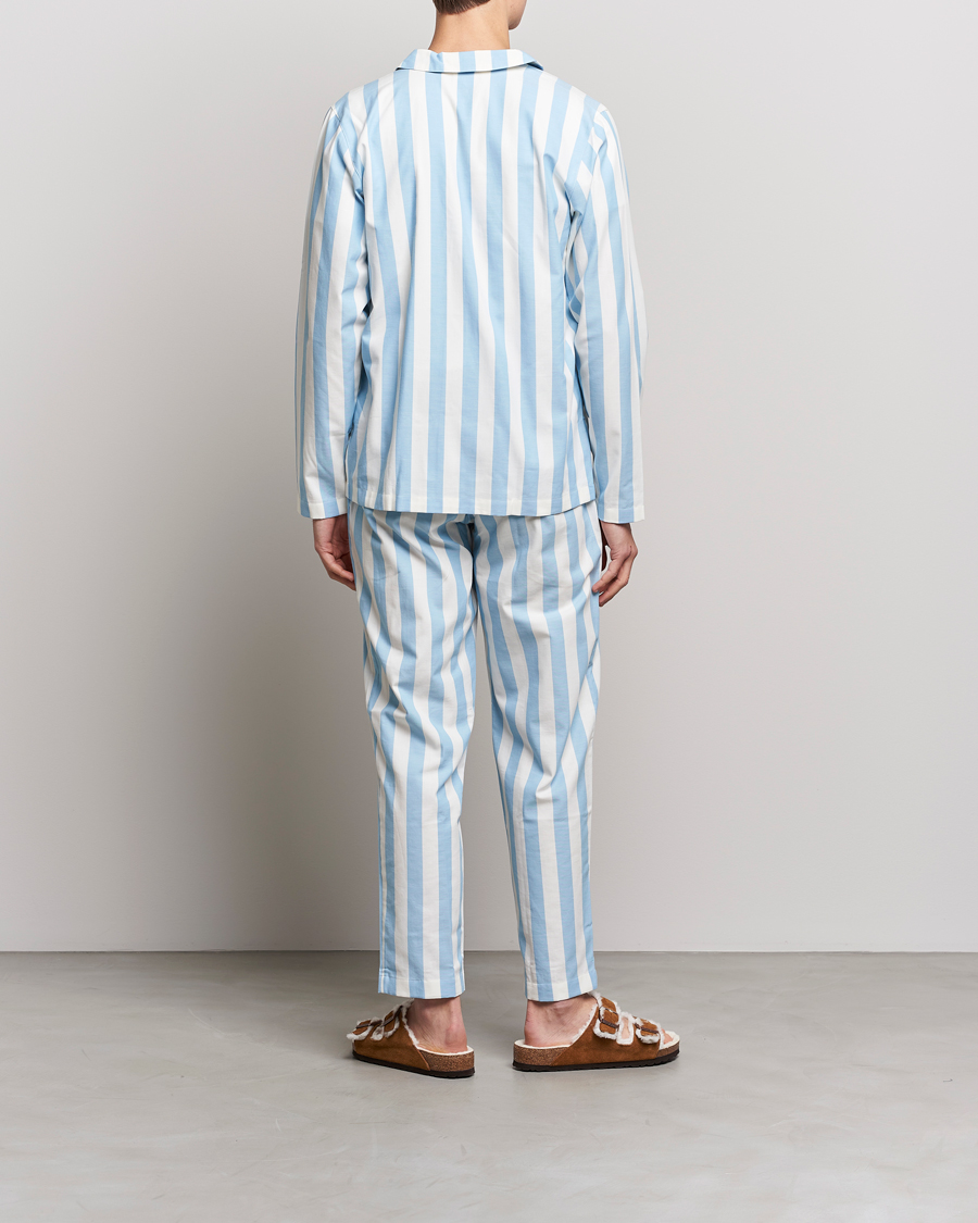 Homme | Peignoirs Et Pyjamas | Nufferton | Uno Striped Pyjama Set Blue/White