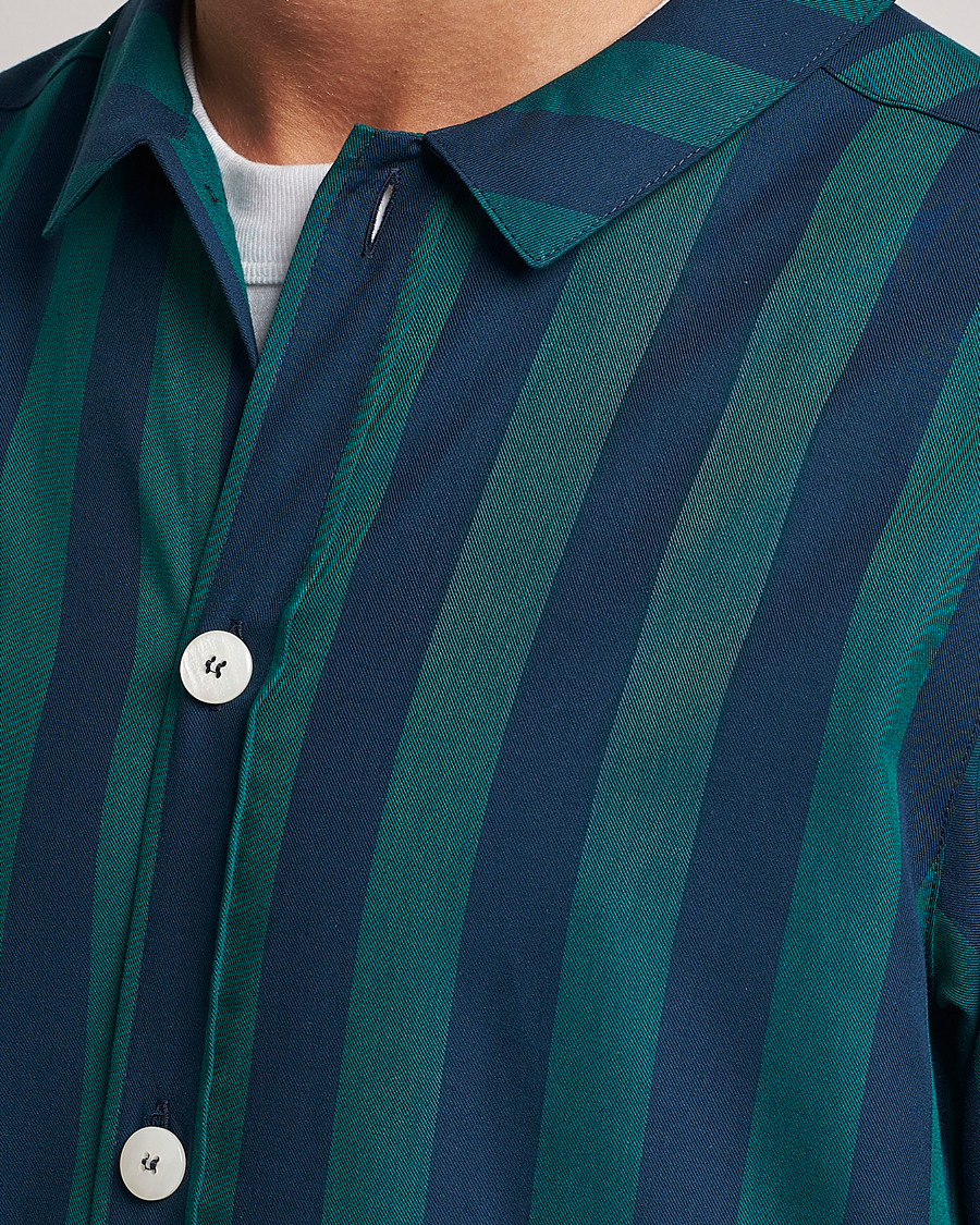 Homme | Peignoirs Et Pyjamas | Nufferton | Uno Striped Pyjama Set Blue/Green