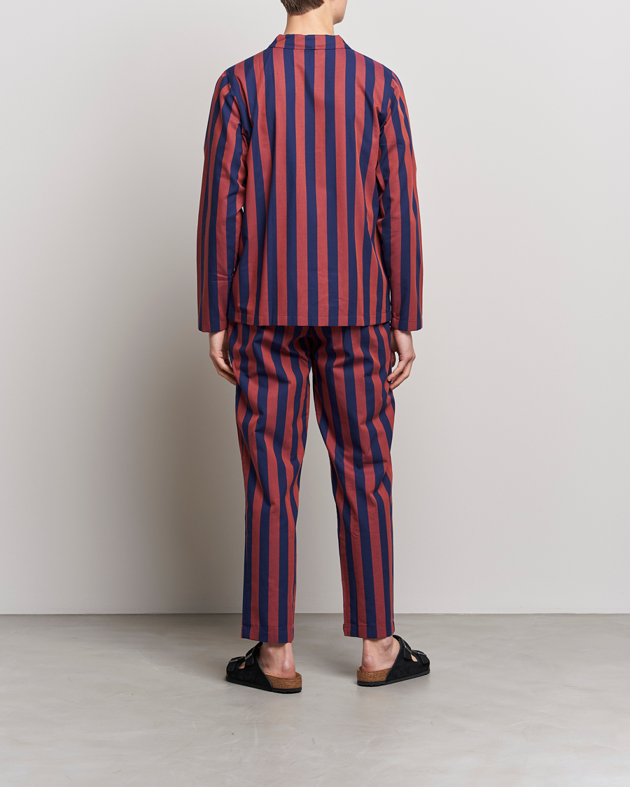 Homme | Peignoirs Et Pyjamas | Nufferton | Uno Striped Pyjama Set Blue/Red