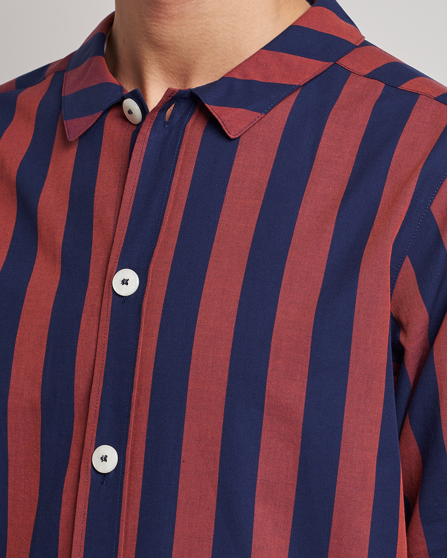 Homme | Peignoirs Et Pyjamas | Nufferton | Uno Striped Pyjama Set Blue/Red