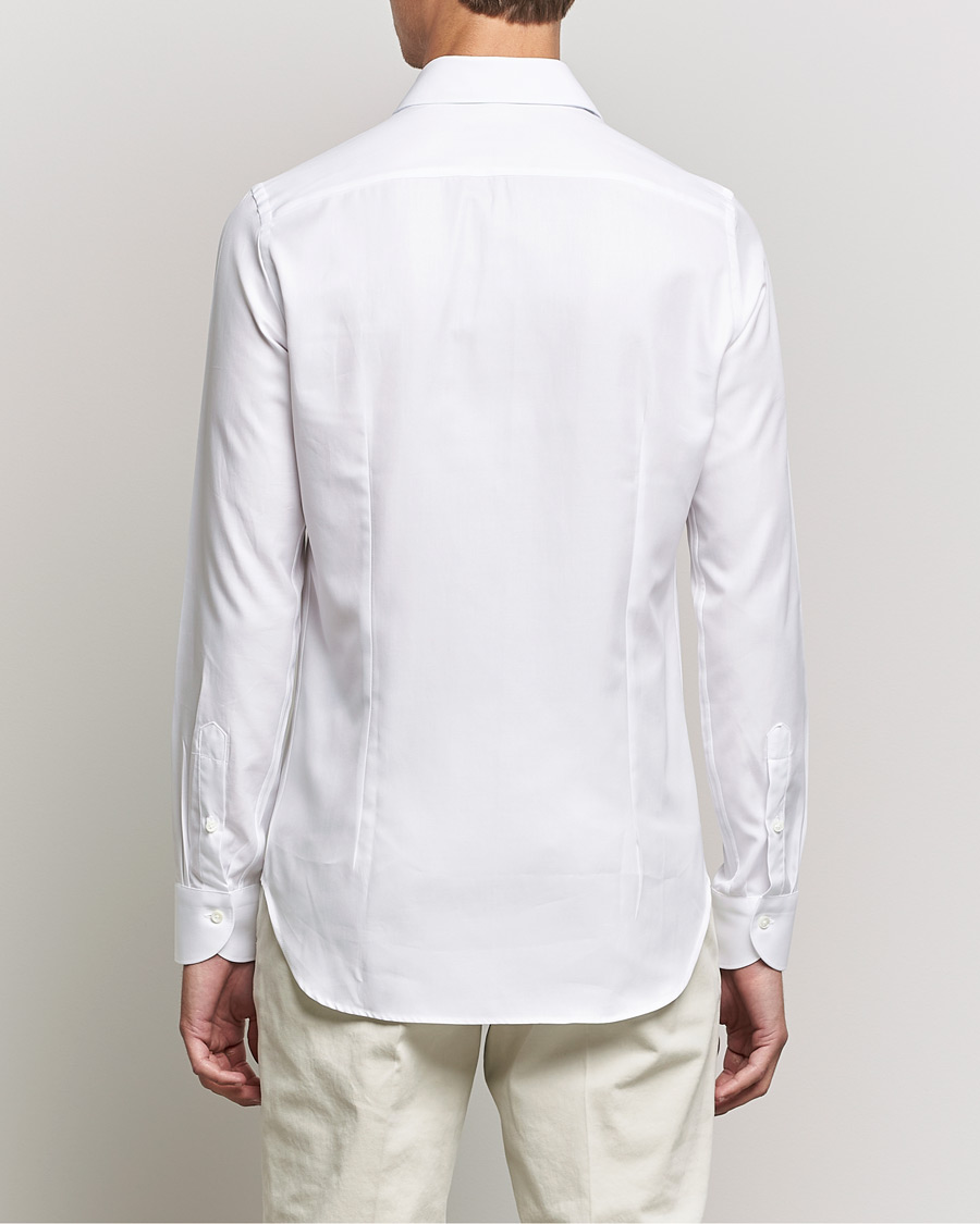 Homme | Chemises | Canali | Slim Fit Cotton Shirt White
