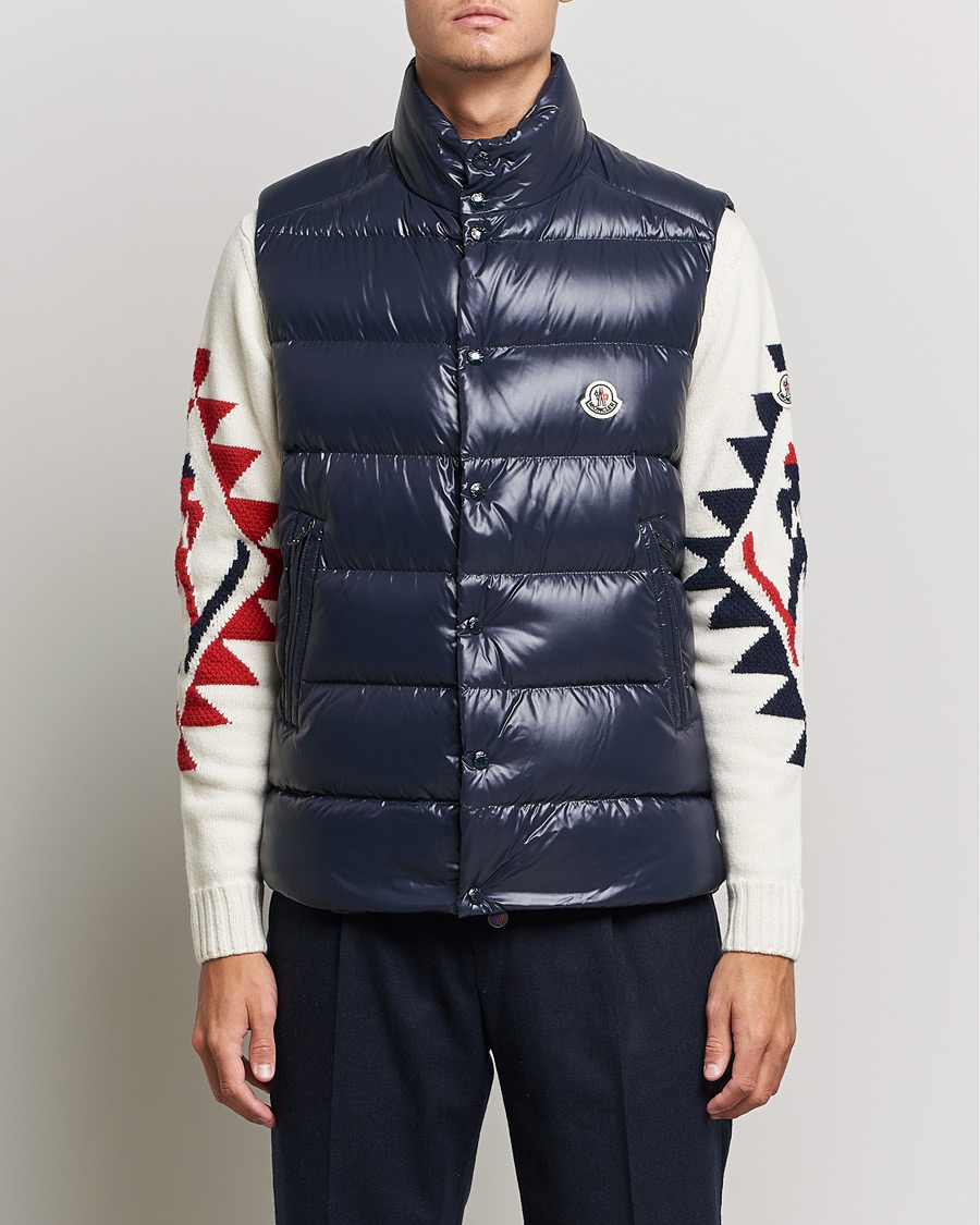 Homme | Gilets | Moncler | Tibb Down Vest Navy
