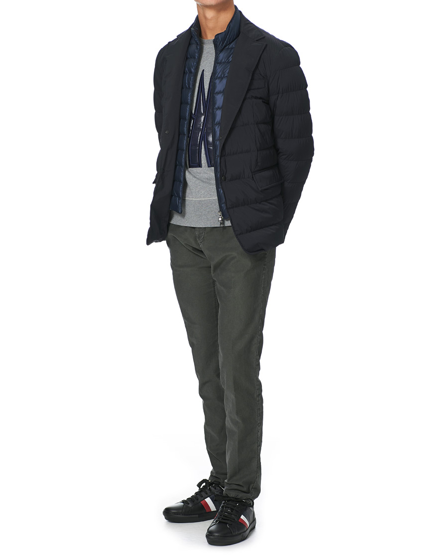 Homme | Manteaux Et Vestes | Moncler | Ferrandier Down Blazer Jacket Navy