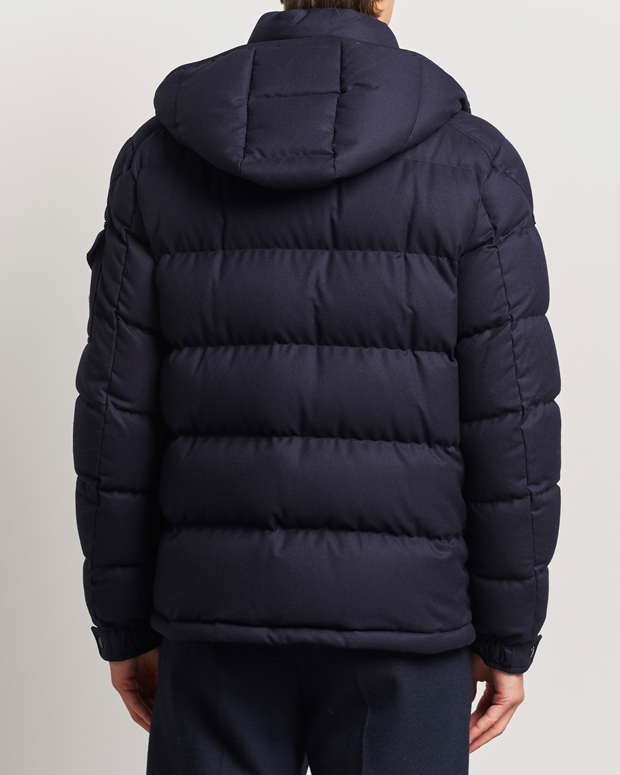 Homme | Manteaux Et Vestes | Moncler | Montgenevre Flannel Down Jacket Navy