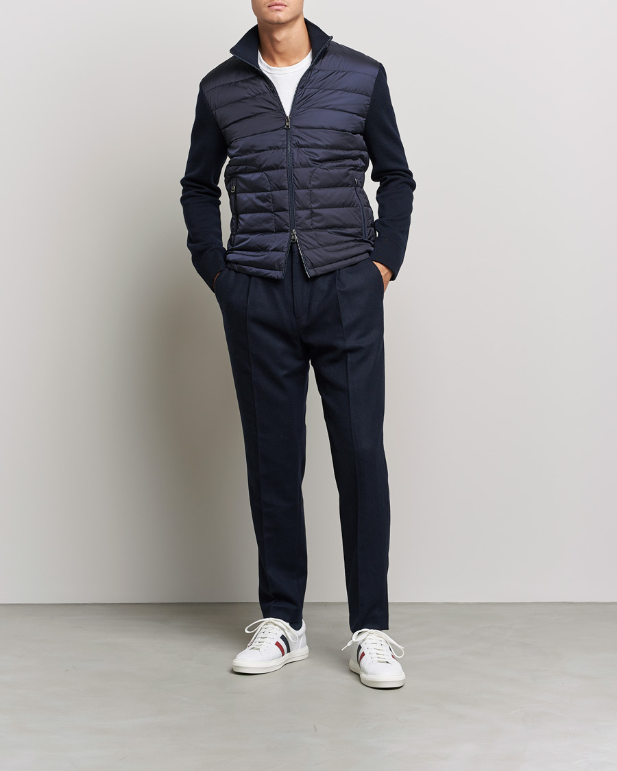 Homme | Manteaux Et Vestes | Moncler | Hybrid Zip Cardigan Navy