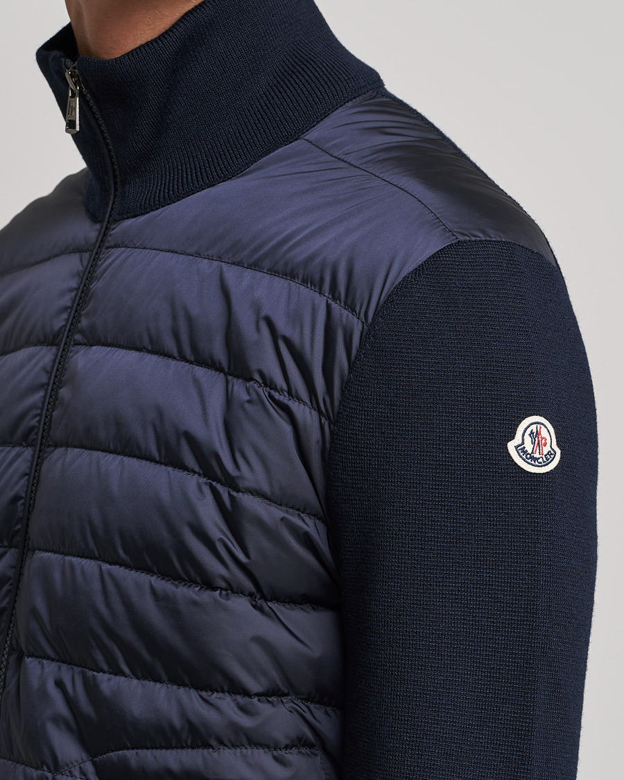 Homme | Manteaux Et Vestes | Moncler | Hybrid Zip Cardigan Navy