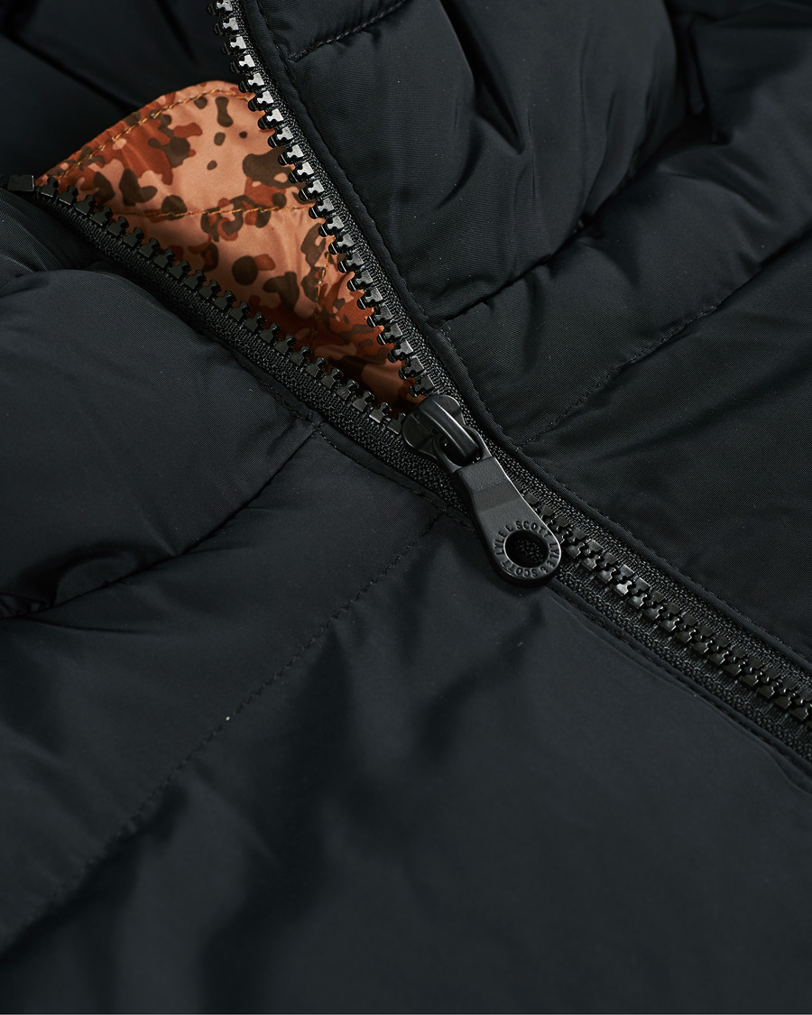 Homme | Manteaux Et Vestes | Lyle & Scott | Earth Print Padded Jacket Jet Black