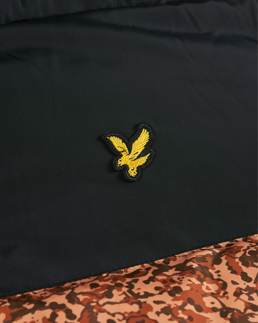 Homme | Manteaux Et Vestes | Lyle & Scott | Earth Print Padded Jacket Jet Black