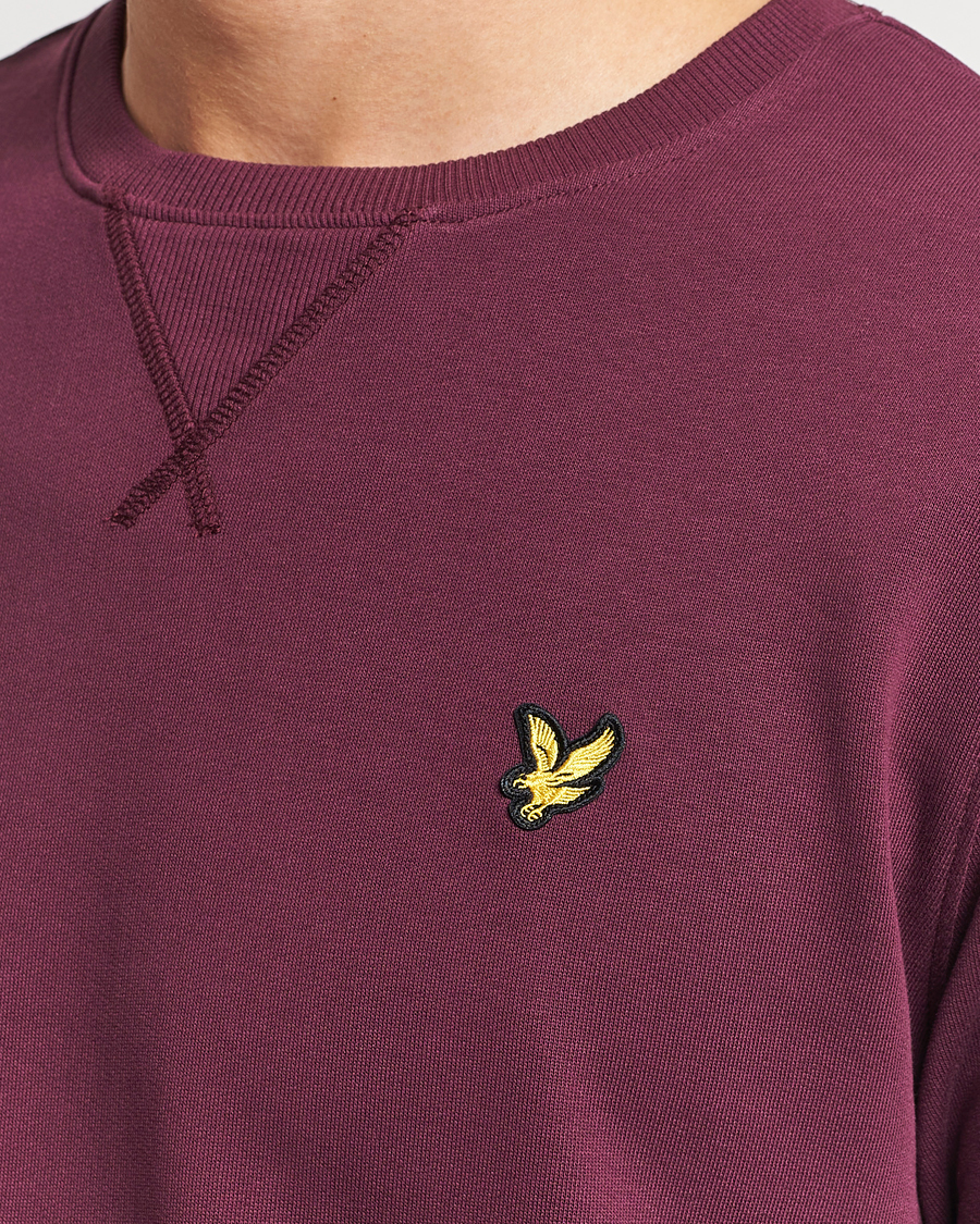 Homme | Pulls Et Tricots | Lyle & Scott | Organic Cotton Crew Neck Burgundy