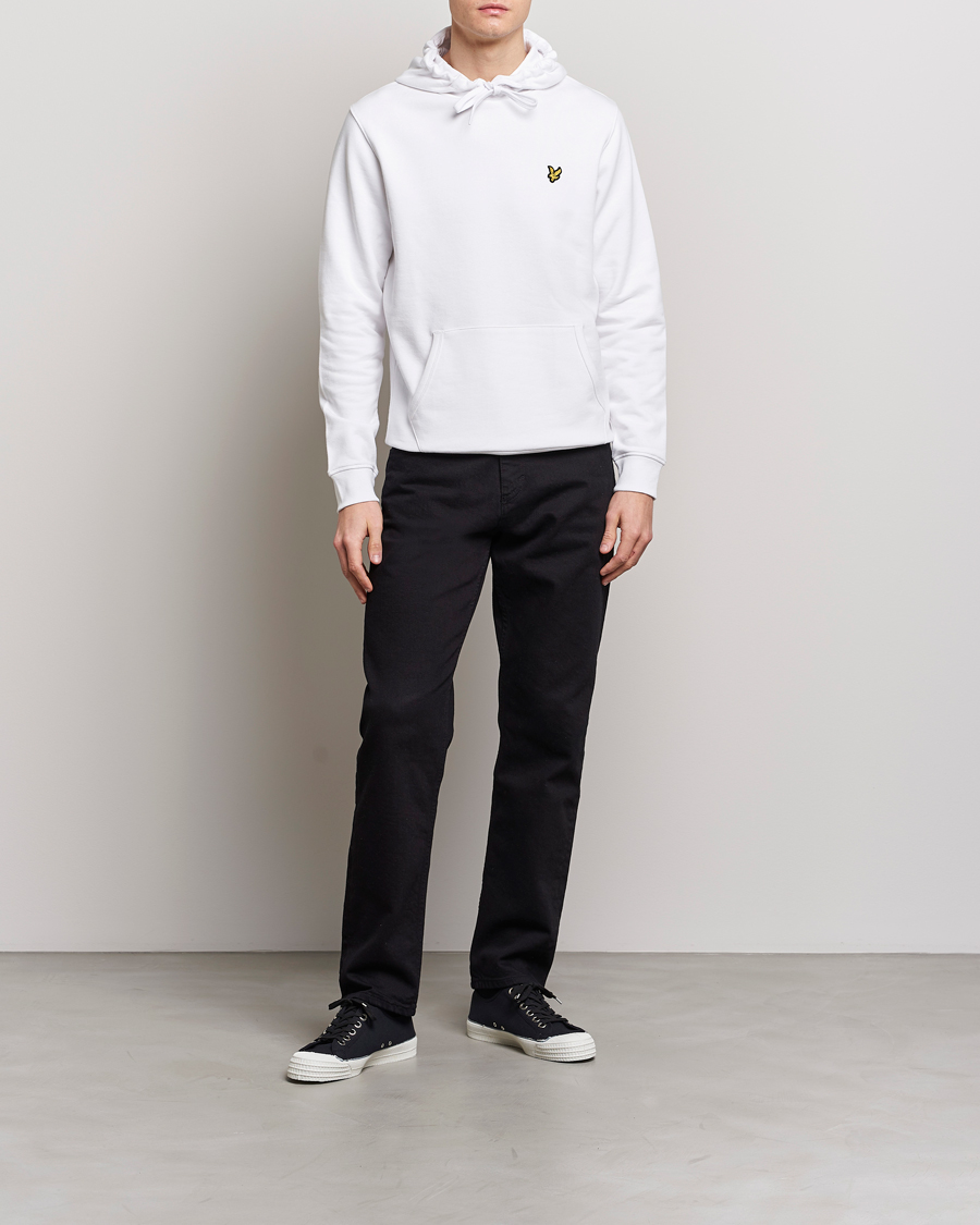 Homme | Pulls Et Tricots | Lyle & Scott | Pullover Organic Cotton Pullover Hoodie White