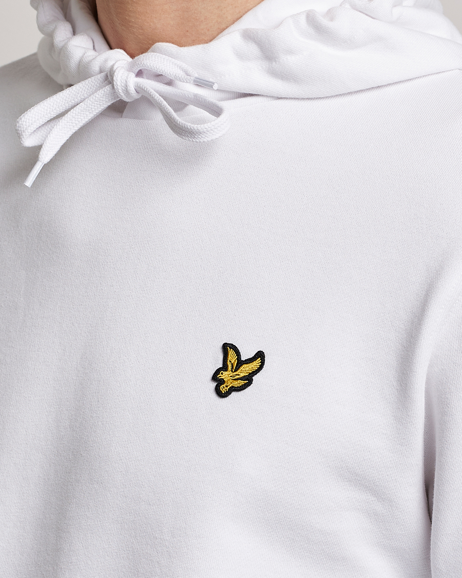 Homme | Pulls Et Tricots | Lyle & Scott | Pullover Organic Cotton Pullover Hoodie White