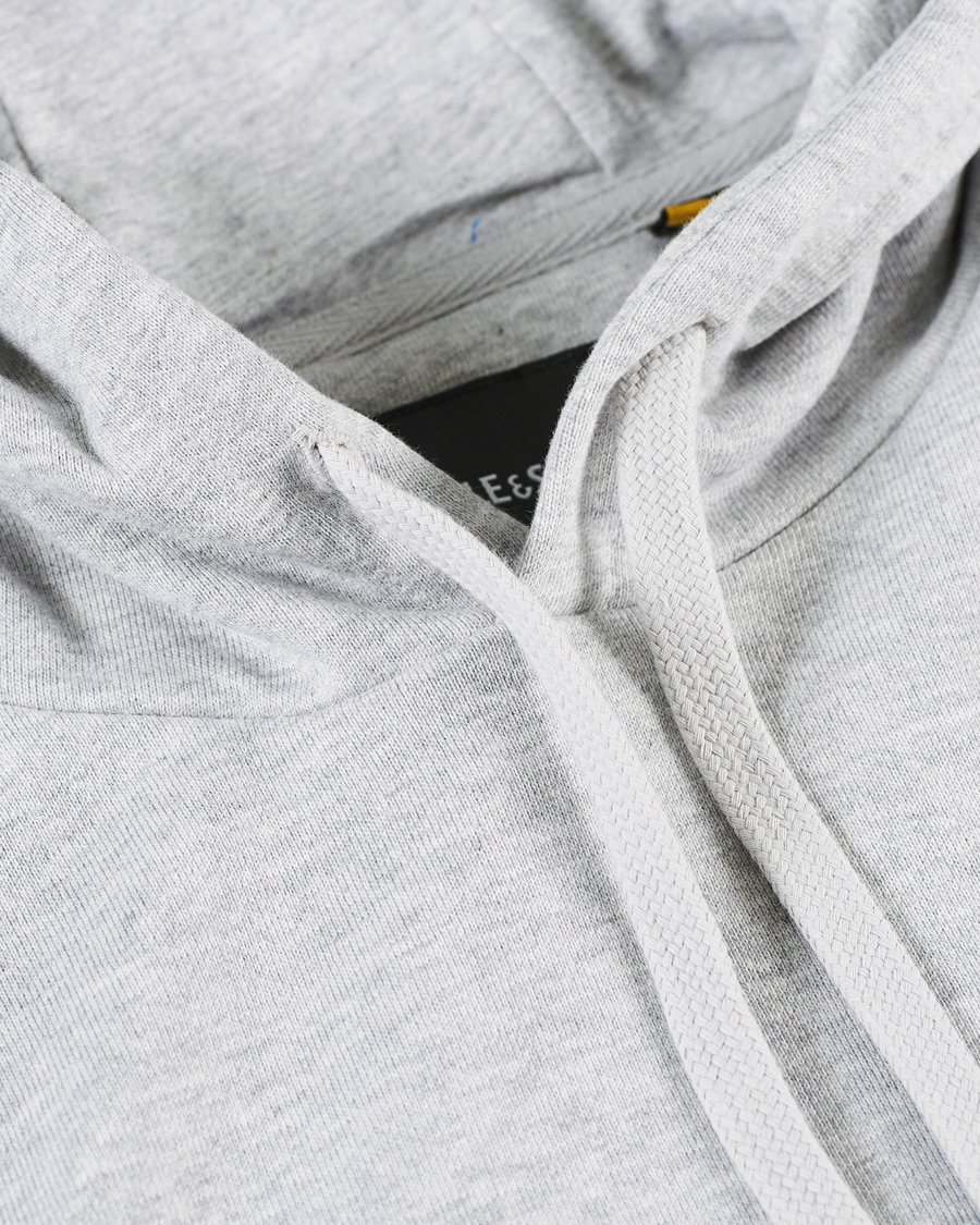 Homme | Pulls Et Tricots | Lyle & Scott | Organic Cotton Pullover Hoodie Light Grey Melange