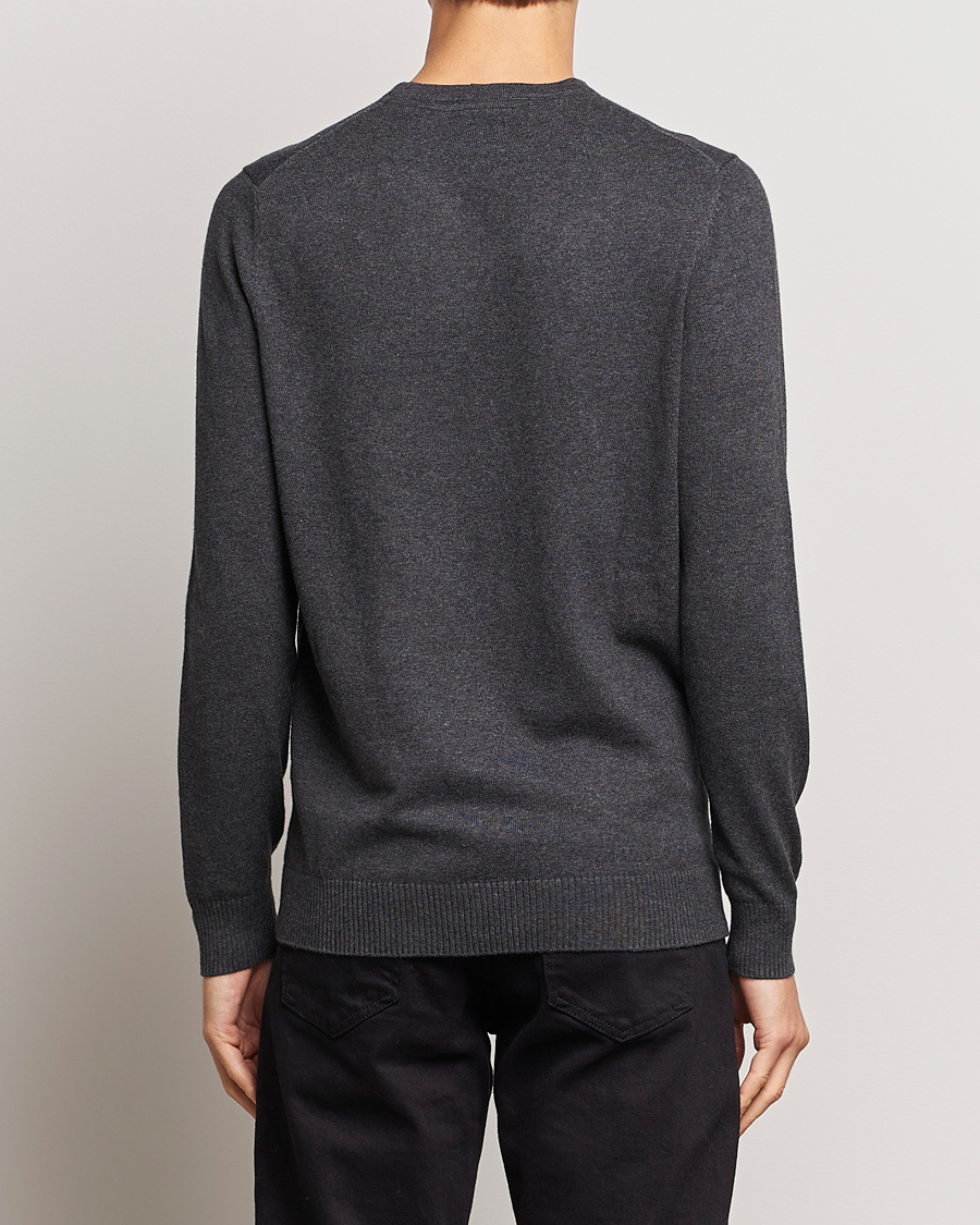 Homme | Pulls Et Tricots | Lyle & Scott | Cotton/Merino Crew Neck Jumper Charcoal Marl