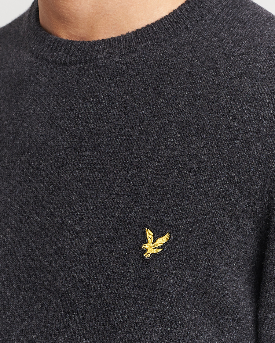 Homme | Pulls Et Tricots | Lyle & Scott | Lambswool Crew Neck Pullover Charcoal Marl