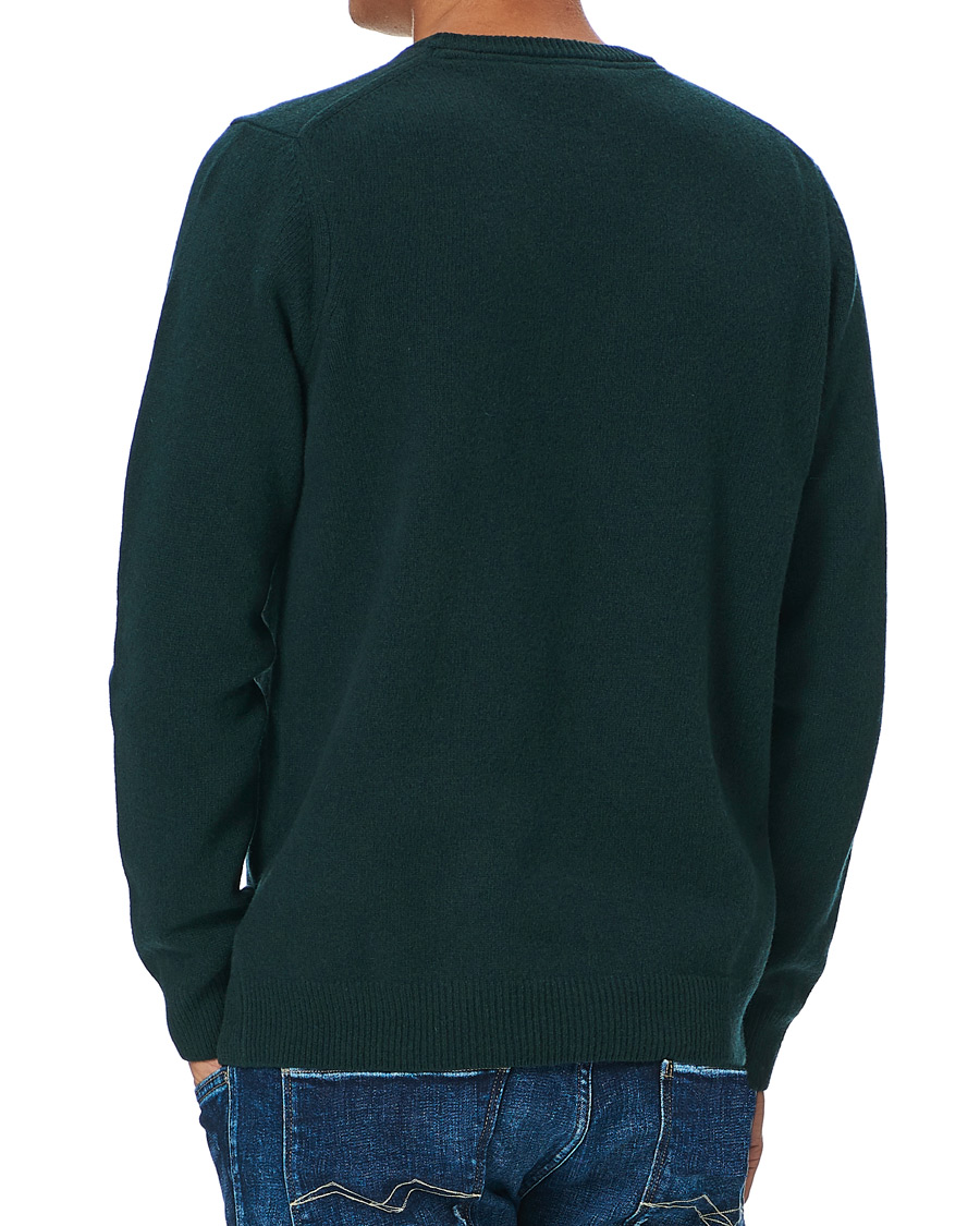 Homme | Pulls Et Tricots | Lyle & Scott | Lambswool Crew Neck Pullover Dark Green Marl