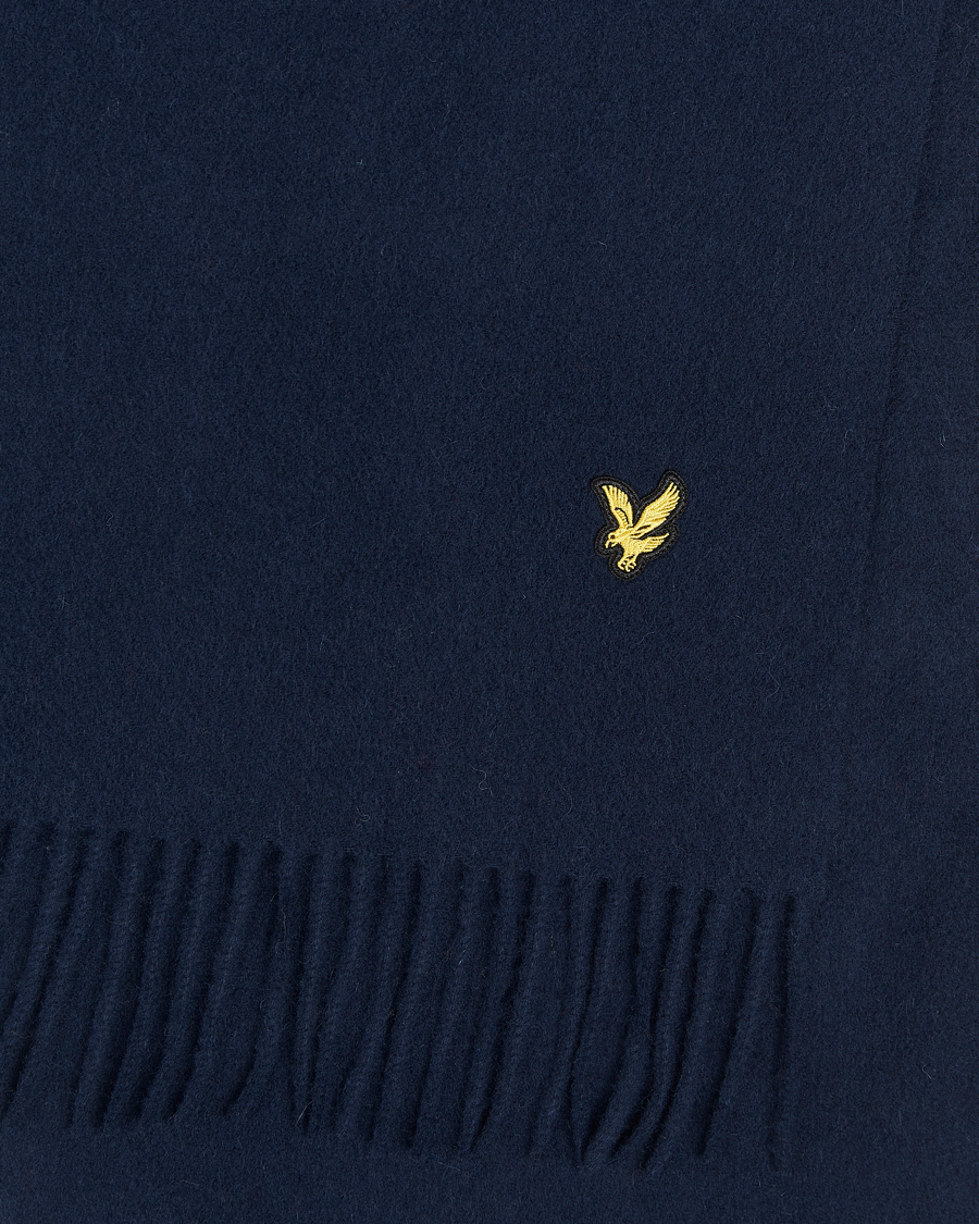 Homme | Lyle & Scott Lambswool Scarf Dark Navy | Lyle & Scott | Lambswool Scarf Dark Navy