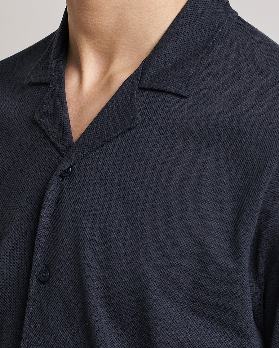 Homme | Chemises | Sunspel | Riviera Resort Shirt Navy