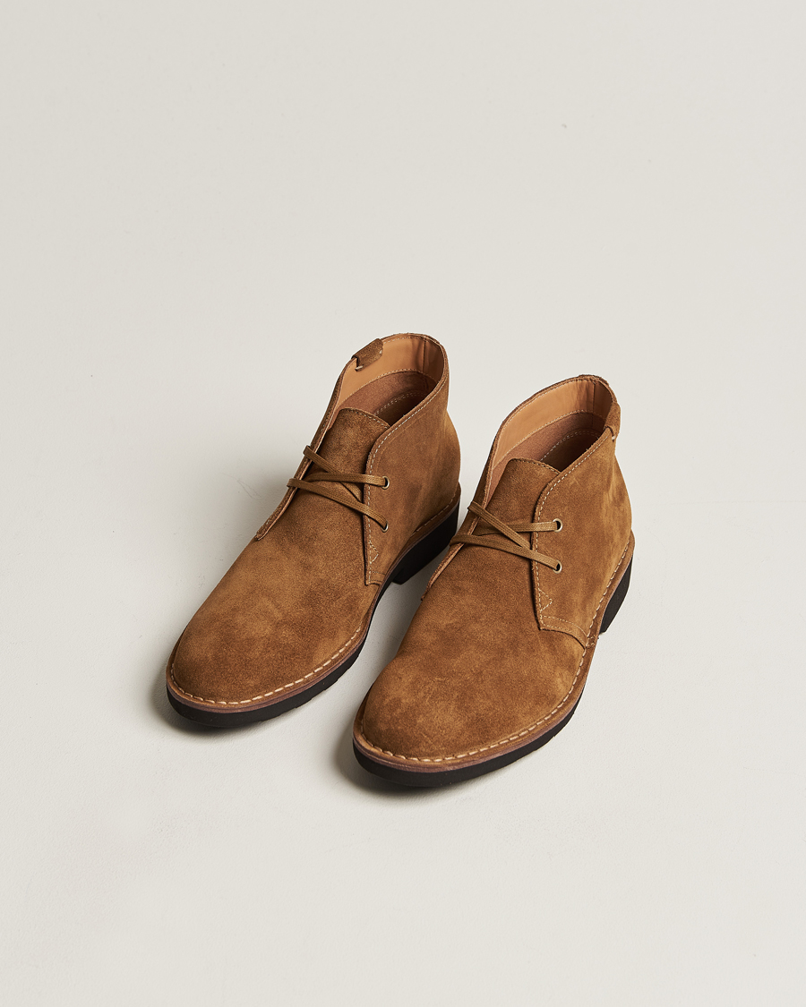 Homme | Chaussures En Daim | Polo Ralph Lauren | Talan Chukka Boot Desert Tan Suede