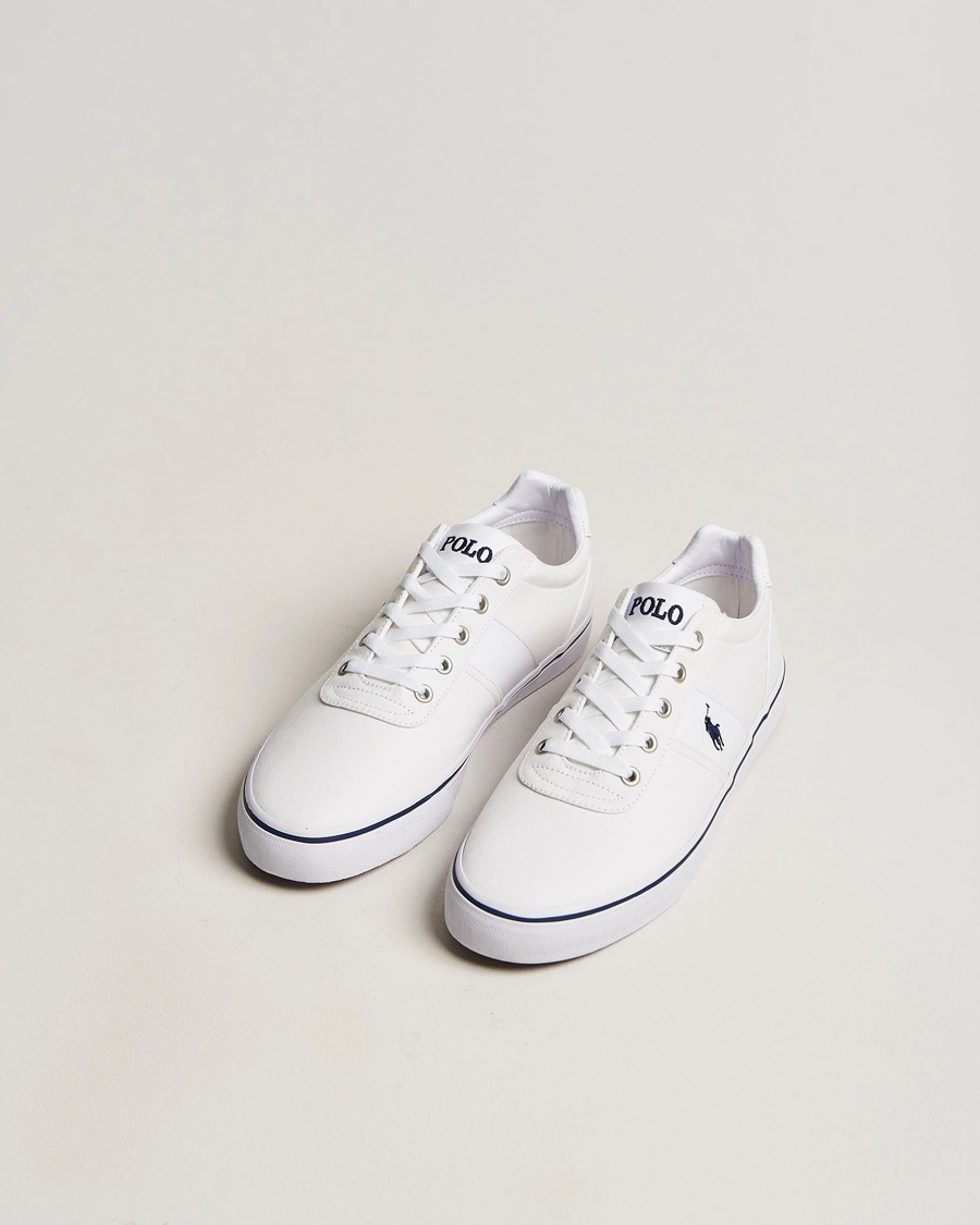 Homme |  | Polo Ralph Lauren | Hanford Canvas Sneaker White/Navy
