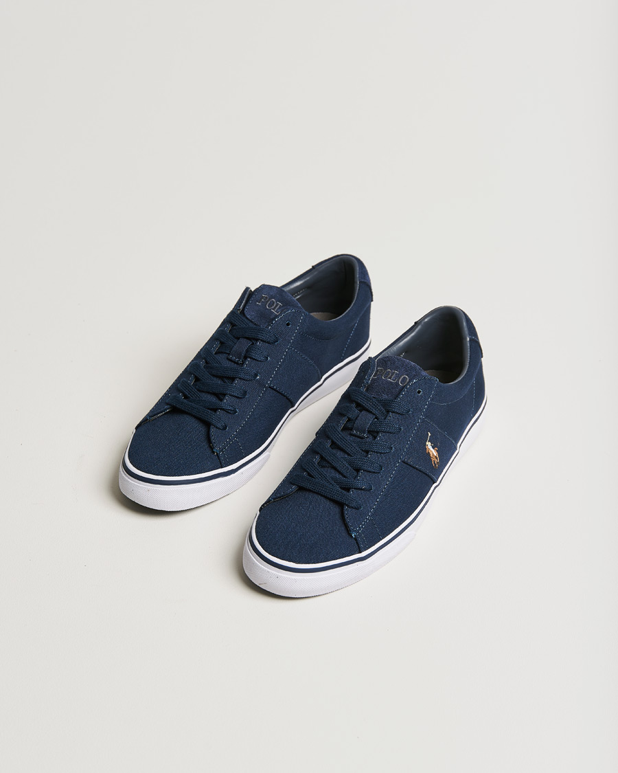 Homme | Polo Ralph Lauren Sayer Canvas Sneaker Aviator Navy | Polo Ralph Lauren | Sayer Canvas Sneaker Aviator Navy