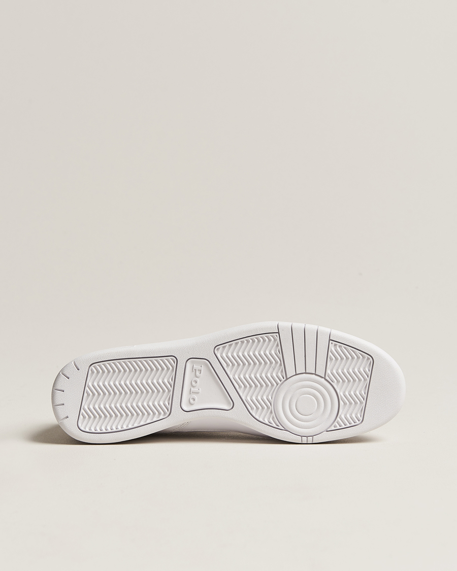 Homme | Polo Ralph Lauren Court Luxury Leather Sneaker White | Polo Ralph Lauren | Court Luxury Leather Sneaker White