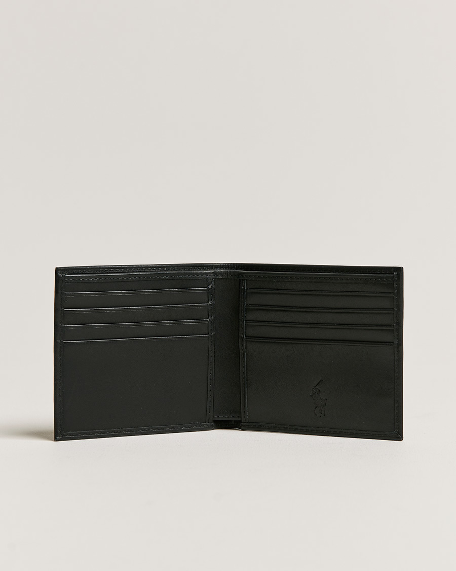 Homme | Polo Ralph Lauren Smooth Leather Wallet Black | Polo Ralph Lauren | Smooth Leather Wallet Black