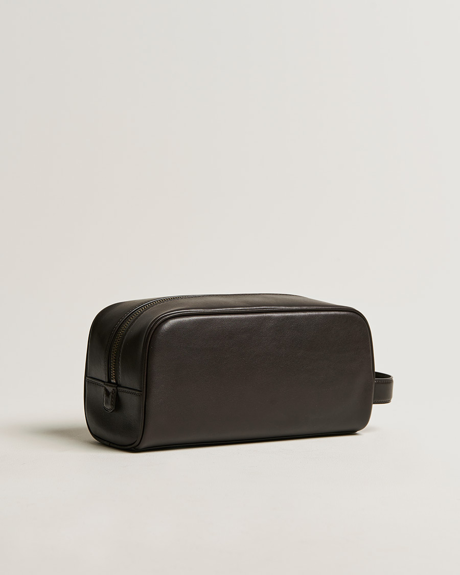 Homme | Polo Ralph Lauren Leather Washbag Brown | Polo Ralph Lauren | Leather Washbag Brown