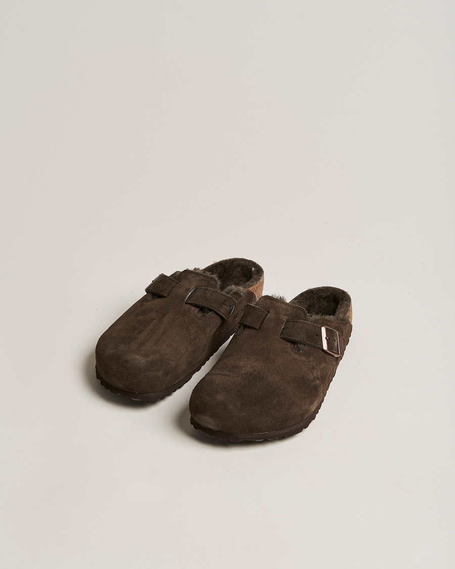 Homme | BIRKENSTOCK Boston Shearling Mocca Suede 40 | BIRKENSTOCK | Boston Shearling Mocca Suede 40