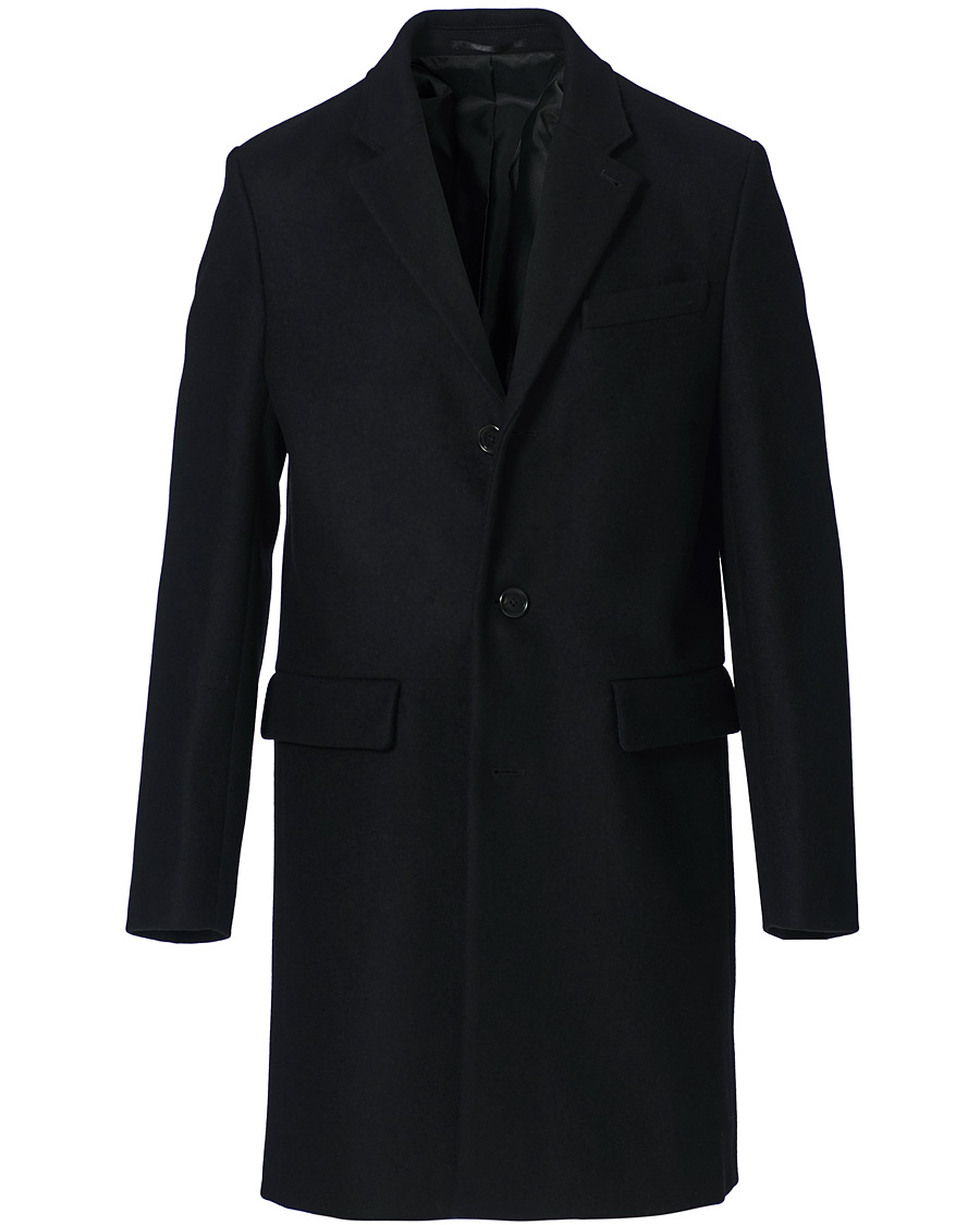 Homme | Manteaux Et Vestes | Filippa K | Rhine Recycled Melton Wool Coat Black