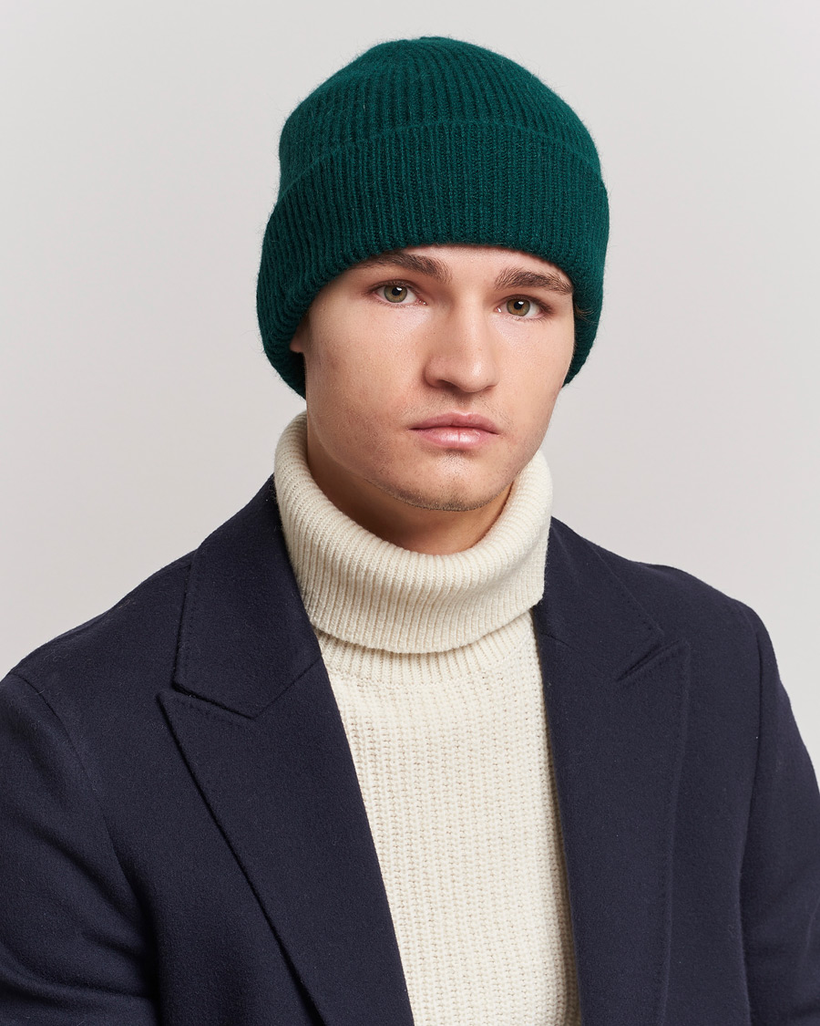 Homme | Sections | Le Bonnet | Lambswool/Caregora Beanie Moss