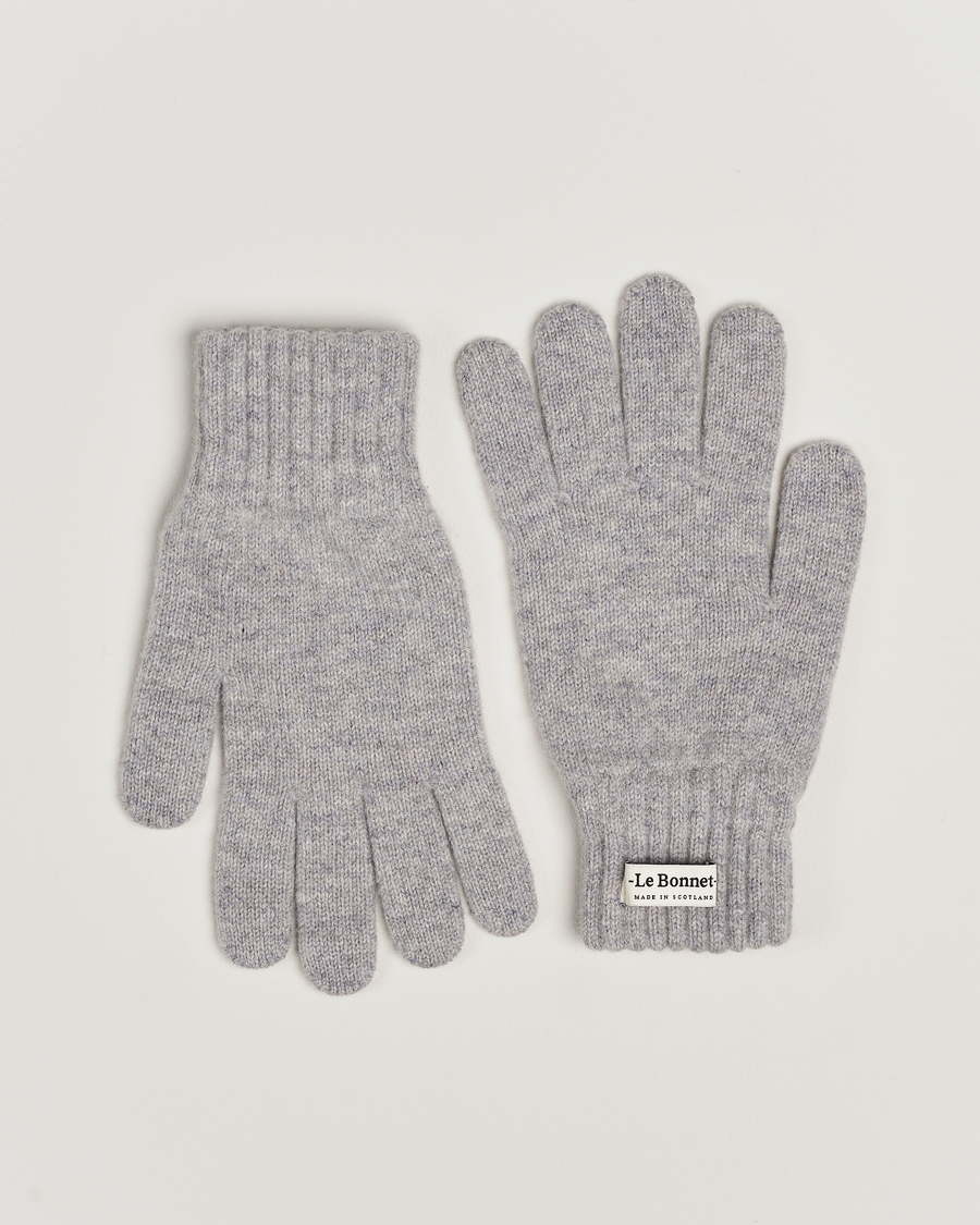 Homme | Le Bonnet Merino Wool Gloves Smoke | Le Bonnet | Merino Wool Gloves Smoke