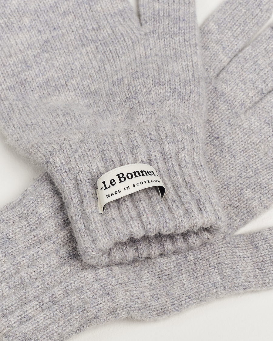 Homme | Le Bonnet | Le Bonnet | Merino Wool Gloves Smoke