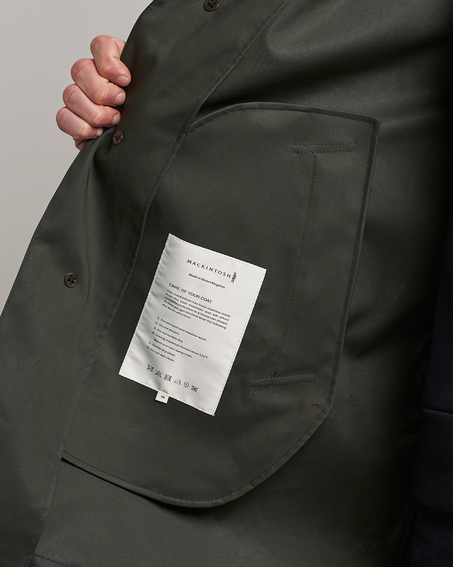 Homme | Manteaux Et Vestes | Mackintosh | Cambridge Car Coat Bottle Green