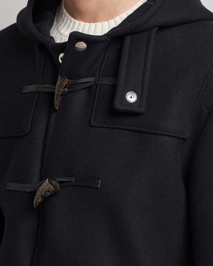 Homme | Manteaux Et Vestes | Mackintosh | Weir Wool Hooded Duffle Navy