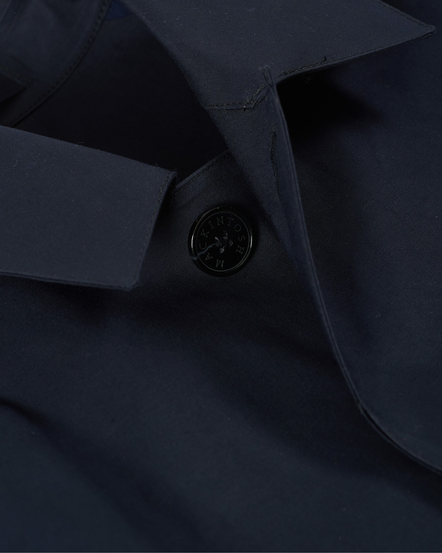 Homme | Manteaux Et Vestes | Mackintosh | Oxford Bonded Cotton Coat Navy