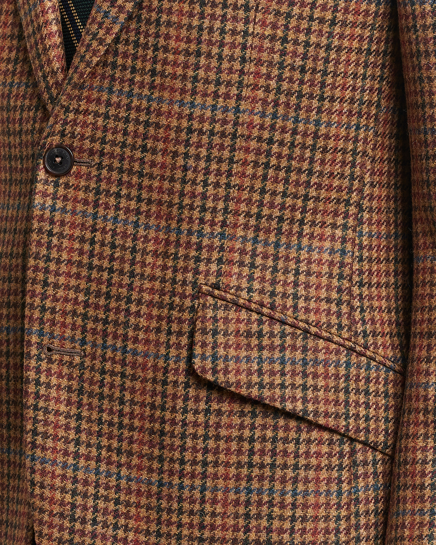 Homme | Blazers | Walker Slater | Edward Lambswool Houndstooth Blazer Tan