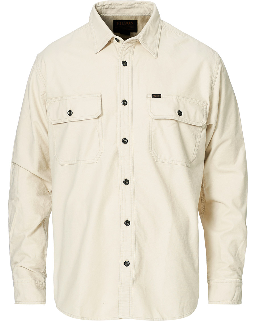 Homme | Chemises | Filson | Field Flannel Shirt Off White