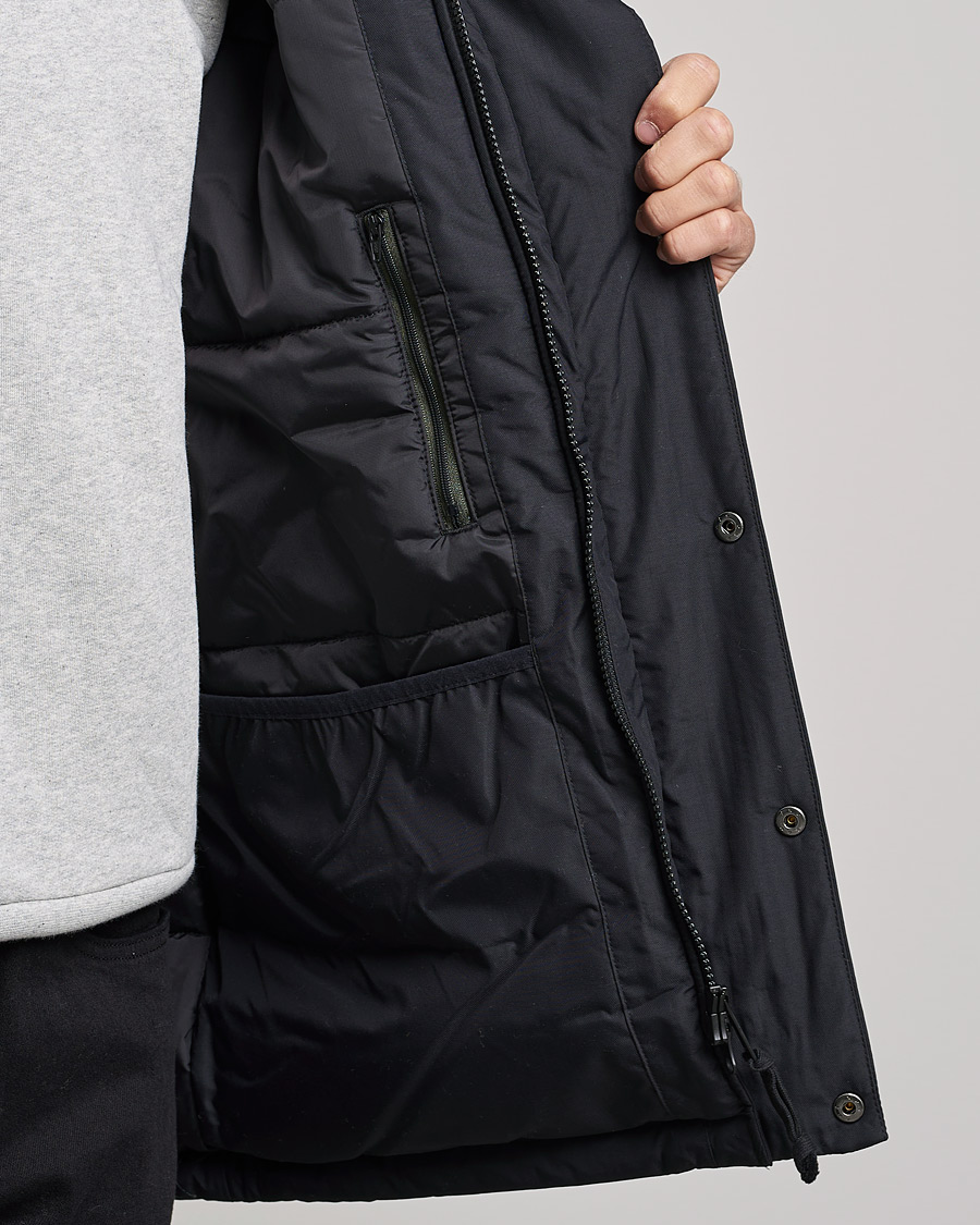 Homme | Manteaux Et Vestes | Fred Perry | Padded Zip Through Parka Black