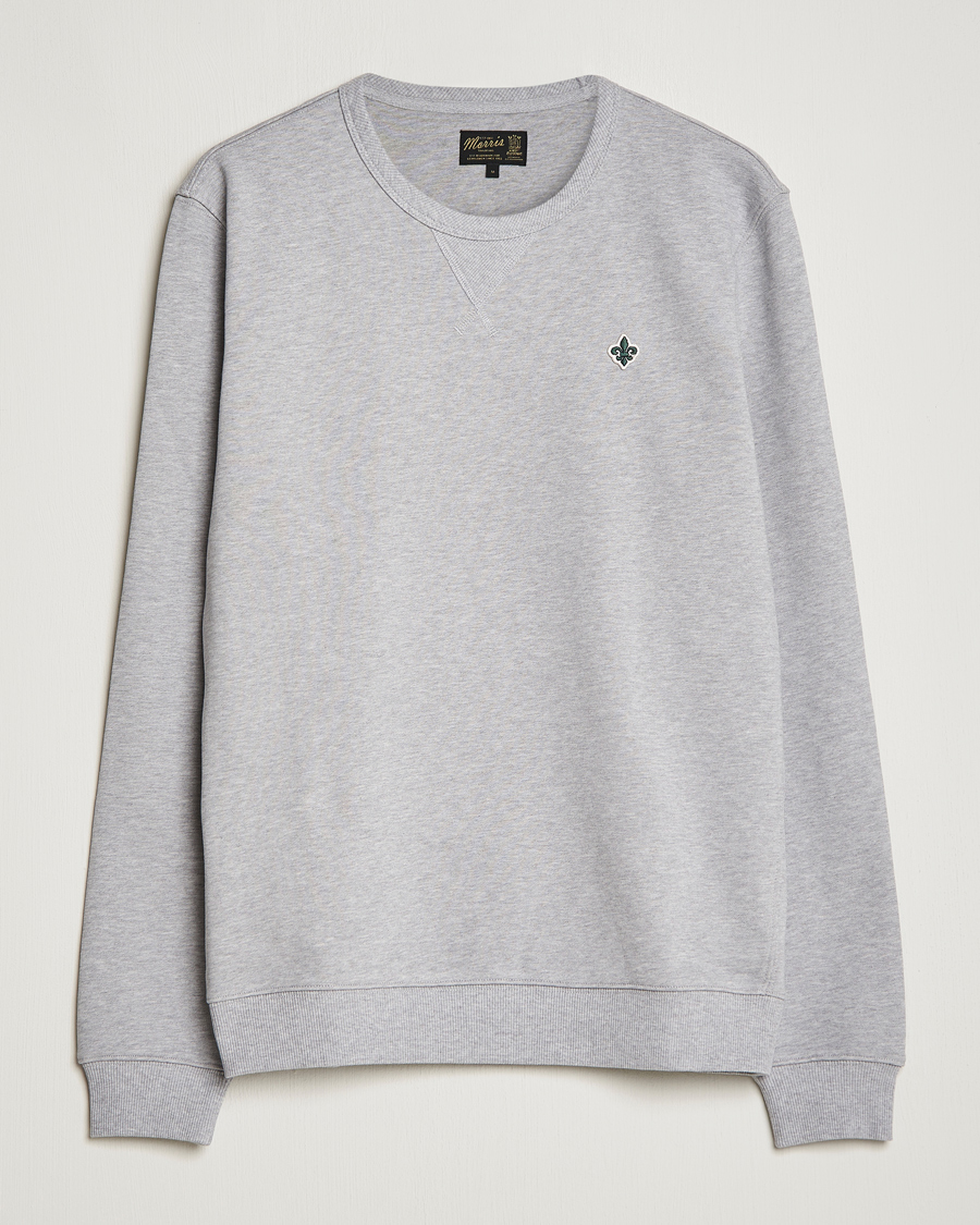 Homme | Pulls Et Tricots | Morris | Lily Sweatshirt Light Grey Melange