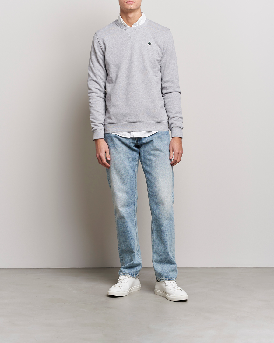 Homme | Pulls Et Tricots | Morris | Lily Sweatshirt Light Grey Melange