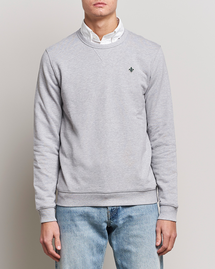 Homme | Pulls Et Tricots | Morris | Lily Sweatshirt Light Grey Melange