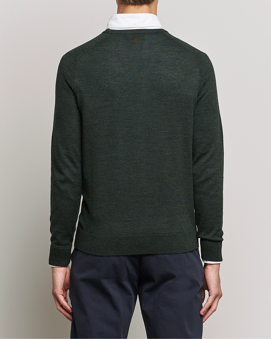 Homme | Pulls Et Tricots | Morris | Merino O-neck Olive Melange