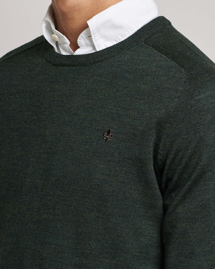 Homme | Pulls Et Tricots | Morris | Merino O-neck Olive Melange
