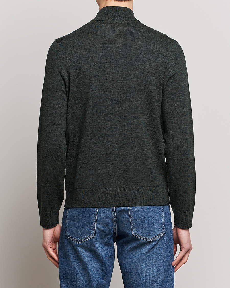 Homme | Pulls Et Tricots | Morris | Merino Full Zip Cardigan Olive