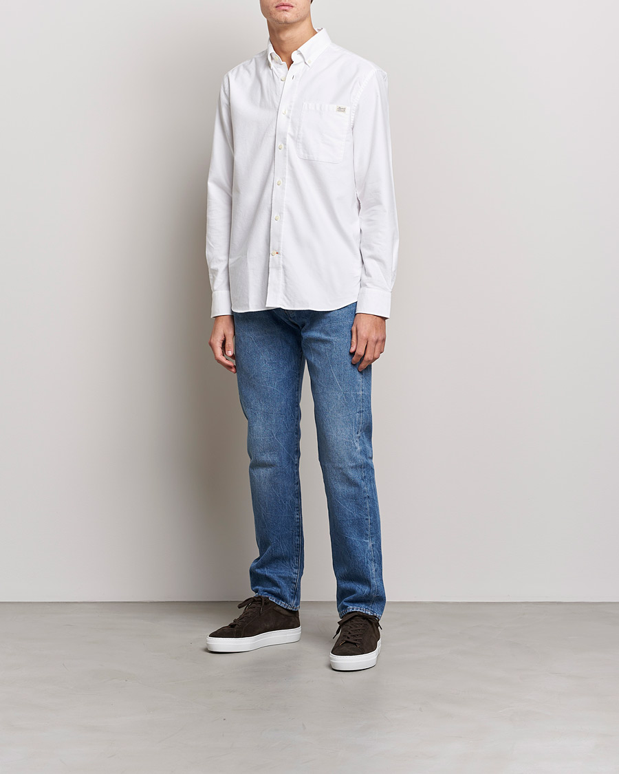 Homme | Chemises | Morris | Original Brushed Oxford Shirt White